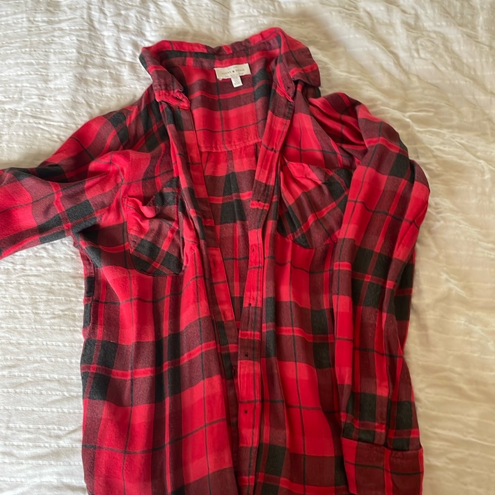 Lucky brand flannel like new.